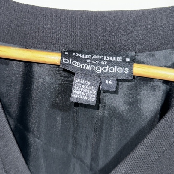 Due per‎ due best black Bloomingdale’s size 14 zip up lined boxy fit - Picture 4 of 4